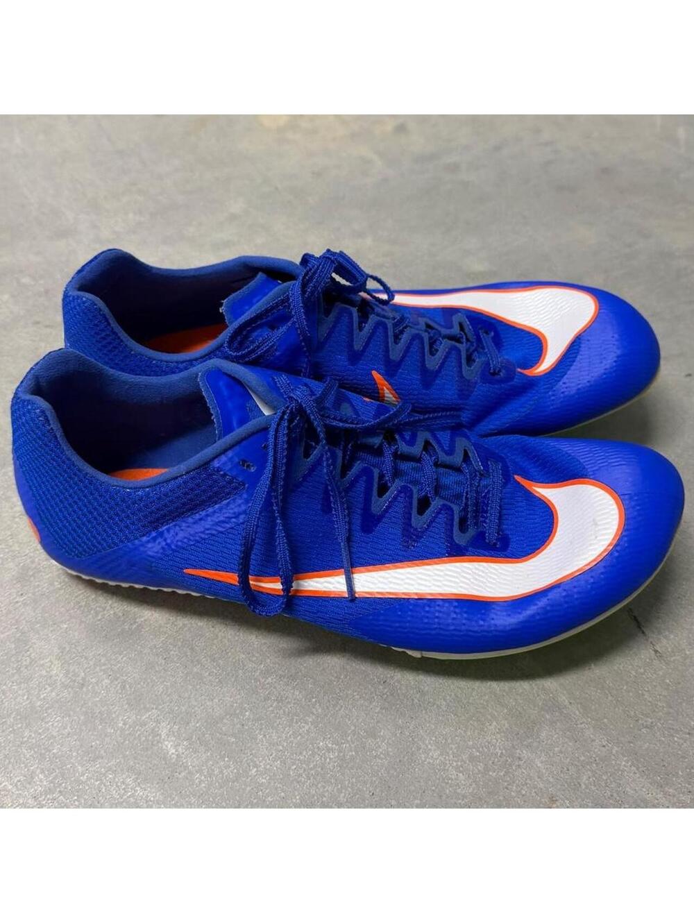 Nike Rival Sprint Track Spikes Blue White Orange Men's 8.5 Women's 10 DC8757-401